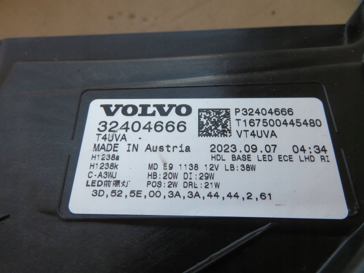 PHARE DROITE DROIT COMPLET LED VOLVO XC40 XC-40 II 2 LIFT 22- 32404666
