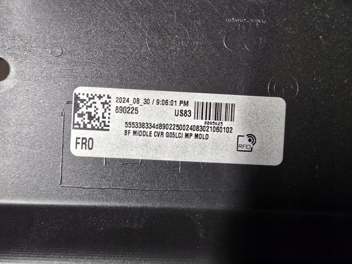 MOULURE REVÊTEMENT PARE-CHOCS AVANT BMW X5 G05 LCI LIFT MODULE