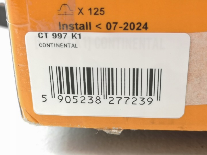 CONTITECH CT997K1 KIT COURROIE DISTRIBUTION