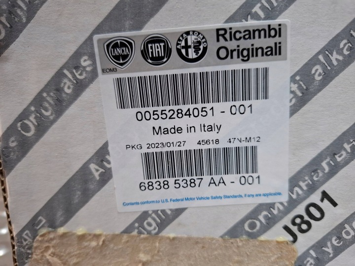 POMPE À EAU 55271994 55284051 ABARTH BRAVO DOBLO ALFA MITO 1.4 16V T-JET