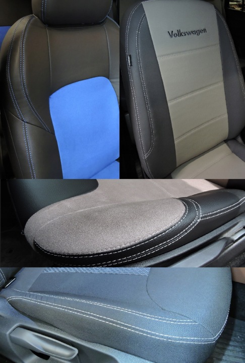 HOUSSES AVEC TKANIN TAPICERSKICH VW CADDY 2K 5-OSOB.