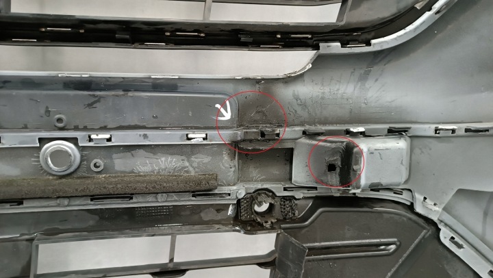 PARE-CHOCS AVANT AVANT FORD TRANSIT CUSTOM LIFT 17-22