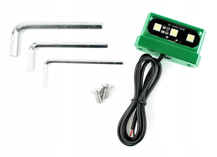 POIGNÉE FIXATION NUMÉROS LED VERT