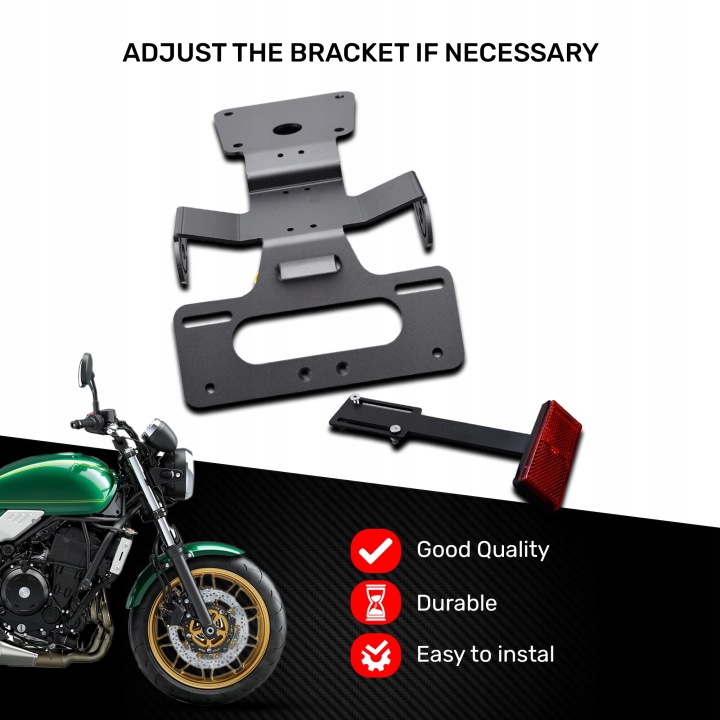 DYDYKOWANY POIGNÉE CADRE DE PLAQUE D'IMMATRICULATION VERS KAWASAKI Z650RS ER650M 2022-26