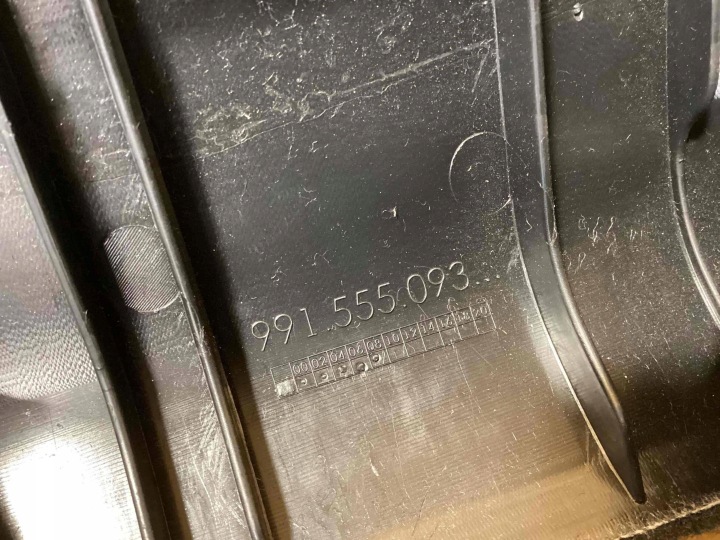 PORSCHE CARRERA LIFT GTS 911 991 991555093 ÉTAGÈRE COUVERCLES DE COFFRE ARRIÈRE ORIGINAL