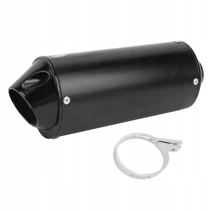 32MM/1.3IN SILENCIEUX TUYAUX ÉCHAPPEMENT NOIR POUR 90CC
