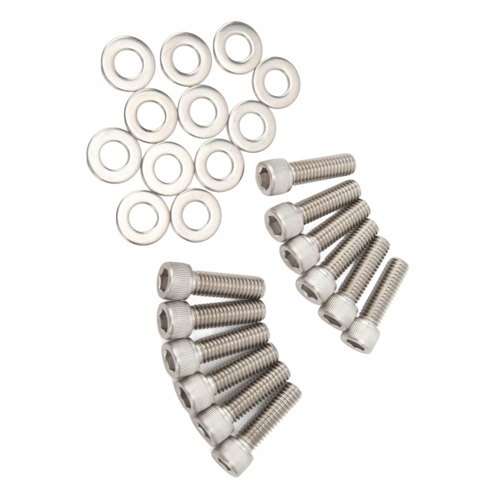 VIS DE CULASSE 12PCS RÉGLAGE ACIER INOXYDABLE CULASSE PISTONS SRUBOWE FZ