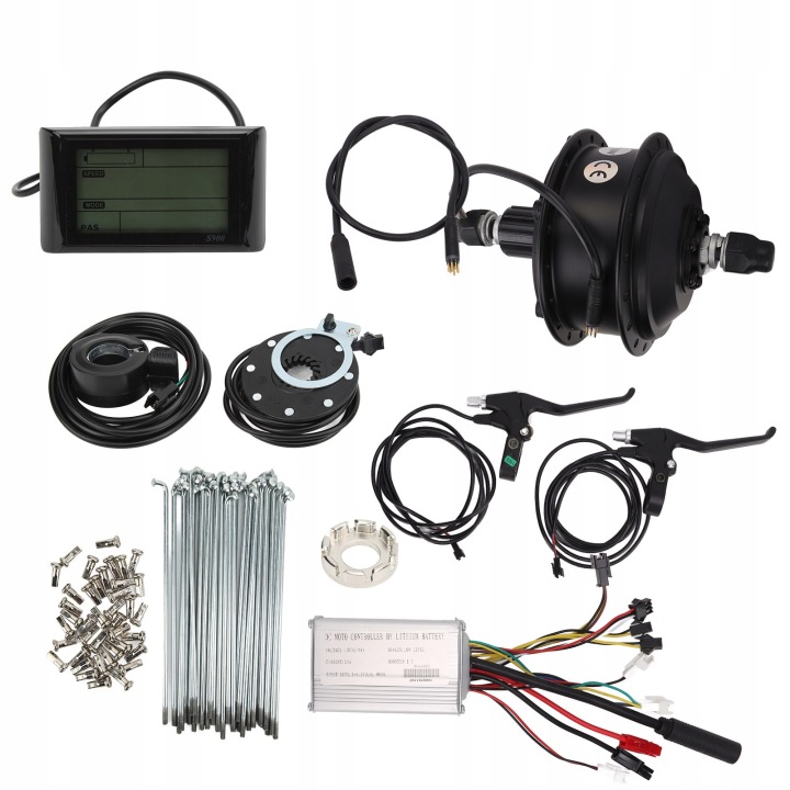 48V 250W KIT VERS MOTEUR ÉLECTRIQUE AVEC VOLANT D'INERTIE AVEC NAPEDEM NK