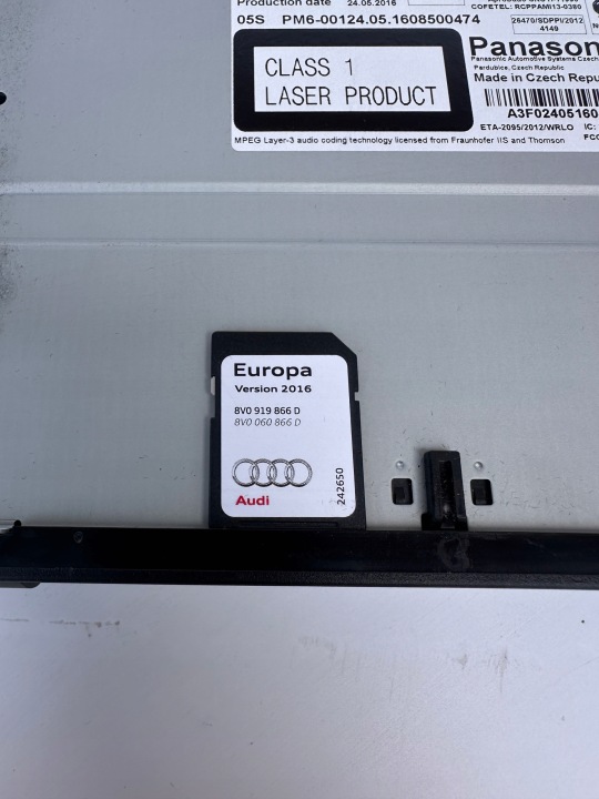RADIO LECTEUR DE CARTE MMI SD CD MIB AUDI A3 8V DOPIS