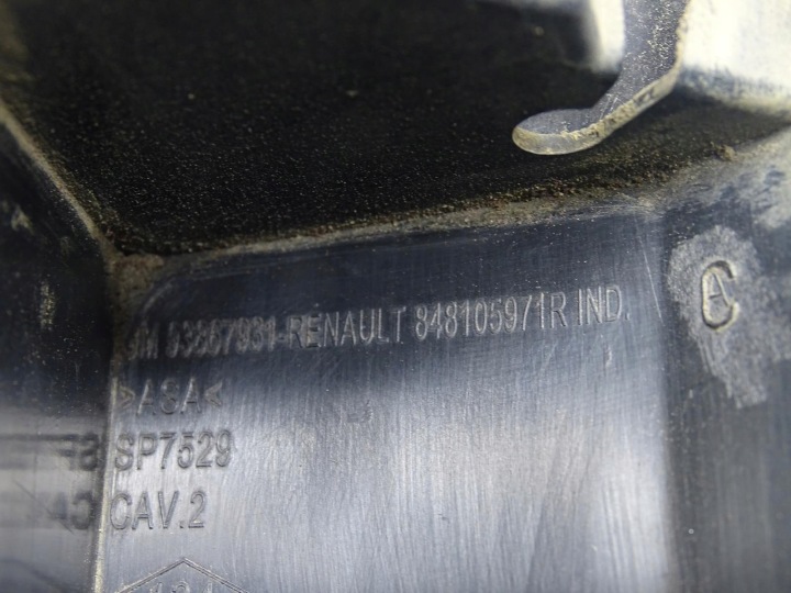 CACHE COUVERCLES DE COFFRE ÉCLAIRAGE NUMÉROS ARRIÈRE ARRIÈRE 93867931 OPEL VIVARO B
