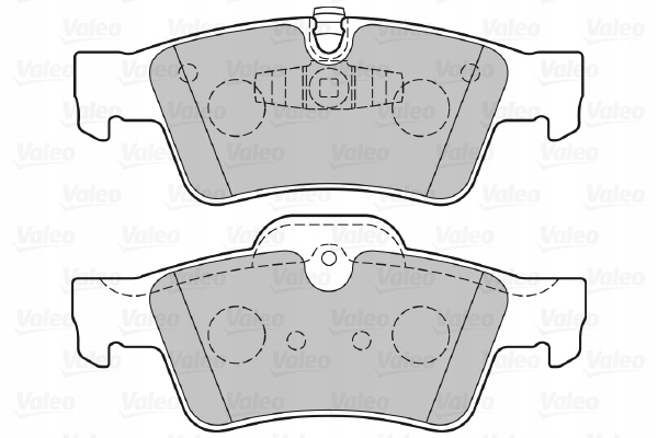 ZAPATAS DE FRENADO MERCEDES W164 ML-KLASA 05- PARTE TRASERA 