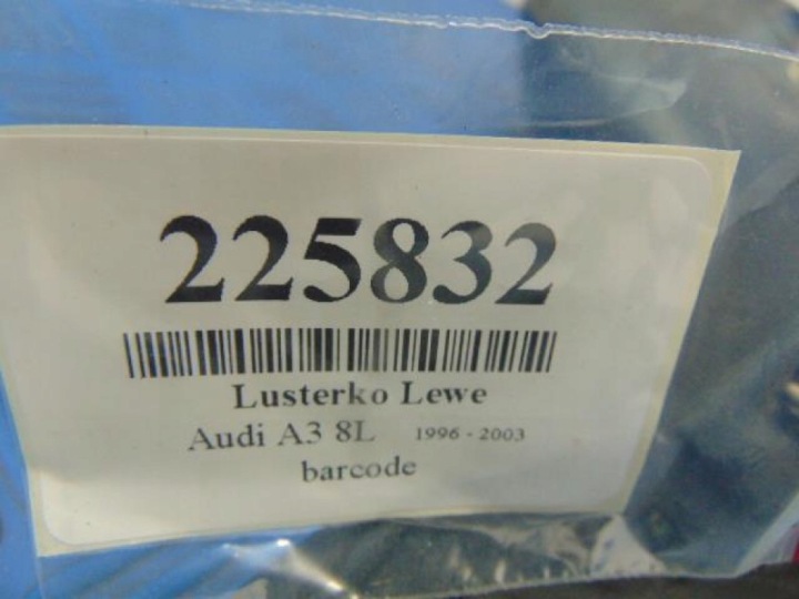 AUDI A3 8L HAYON RÉTROVISEUR GAUCHE CODE VERNIS LZ5L 024740