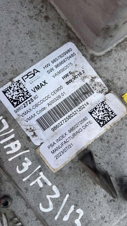 INWERTER AVEC CONVERTISSEUR 9857629980 CITROËN C4 III 2024