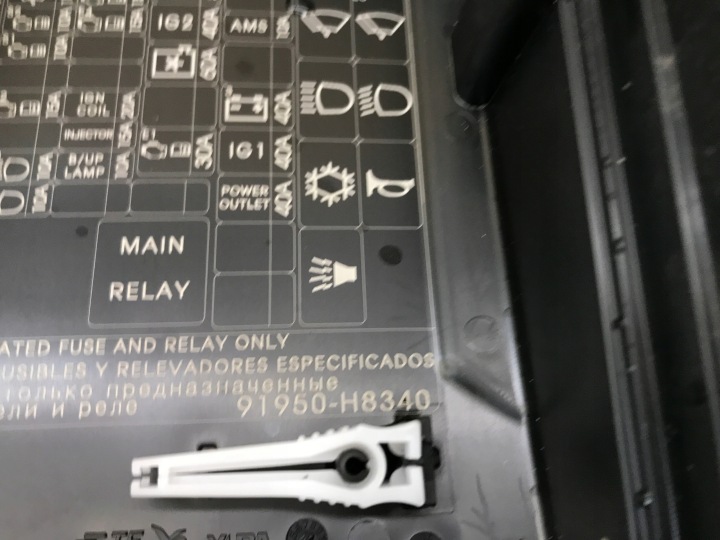 KIA RIO IV 1.0 T GDI 18- INSTALLATION ÉLECTRIQUE FAISCEAU DE CÂBLES BOÎTE
