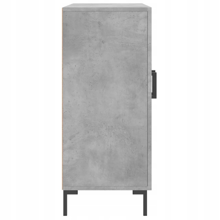 VIDAXL CASIER SZAROSC BÉTON 90X34X80 CM, MATÉRIAU DREWNOPOCHODNY