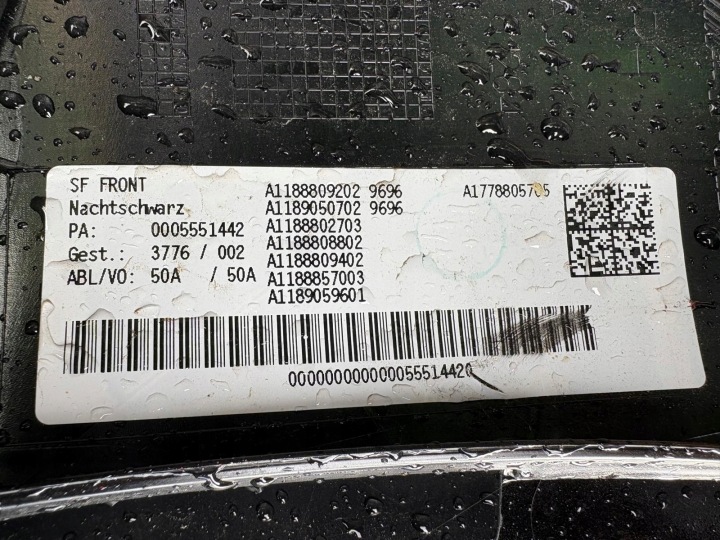 PARE-CHOCS AVANT AVANT MERCEDES CLA 118 W118 RESTYLAGE LIFT A1188809202 6XPDC 040