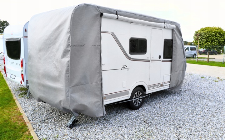HOUSSE SUR PRZYCZEPE DE CAMPING 440-470 EUROPE 4-WARSTWY BÂCHE CAMPING