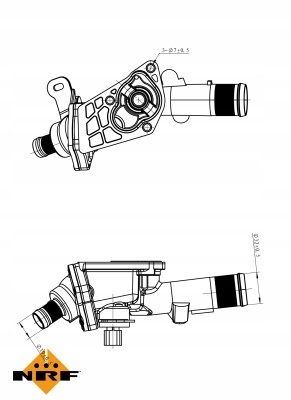 NRF TERMOSTATO NISSAN QASHQAI 13- 725078 