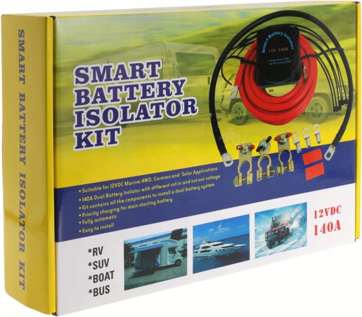 SÉPARATEUR AKUMULATOROW 12V 140A ISOLATEUR BATTERIES RELAIS WRAZLIWY