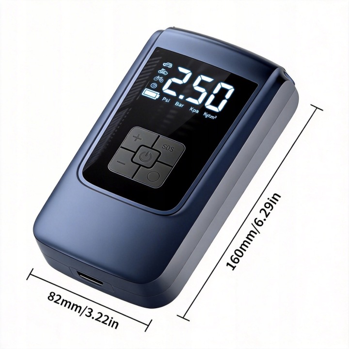 POMPE ÉLECTRIQUE PRZENOSNA 9000 MAH AVEC INTELIGENTNYM ÉCRAN