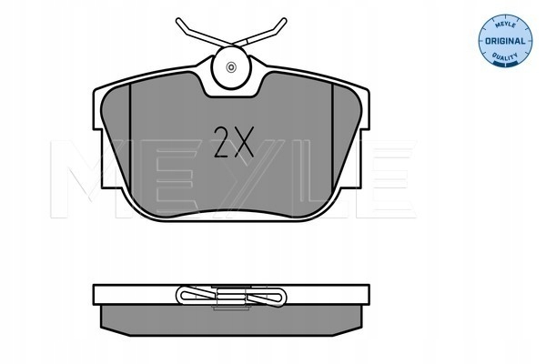 PADS BRAKE VW T. SHARAN/GALAXY 00-/T4 97- 2 SENSORS 