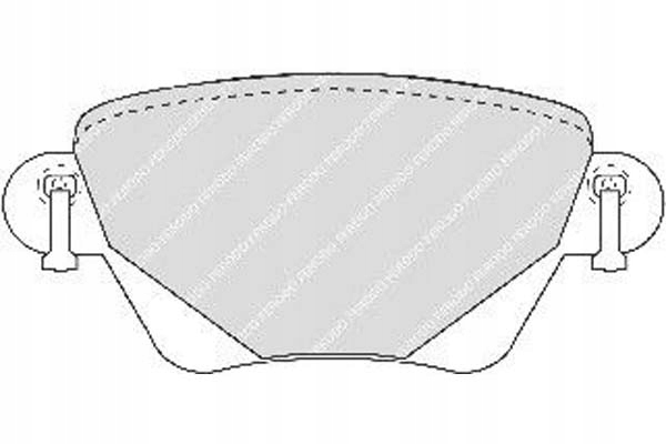 FERODO PLAQUETTES FREIN FDB1416