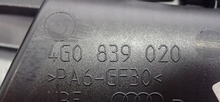 POIGNÉE INTÉRIEURE DROIT ARRIÈRE 4G0839020 AUDI A6 C7