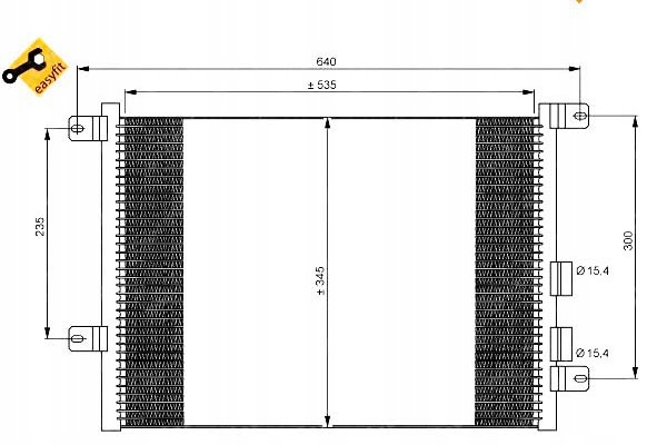 NRF RADIATEUR CLIMATISATION ALFA ROMEO 35590