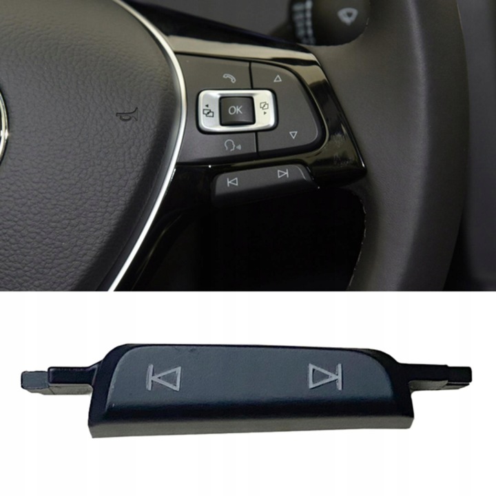 VOLANT AUTOMOBILE 5G0959442P 5G0959442 POUR VW GOLF MK7 SONG SELECT BOUTON