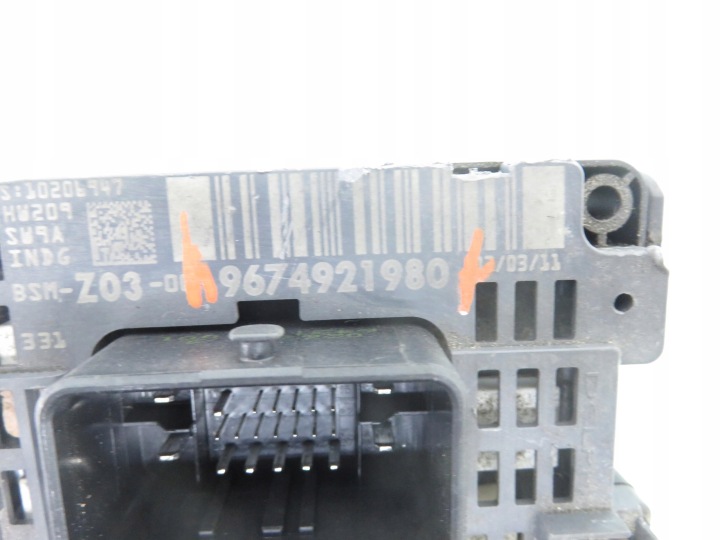 MODULE BSM PEUGEOT 508 SW I (8E_) 9674921980