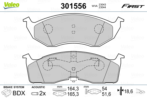 ZAPATAS DE FRENADO CHRYSLER VOYAGER 95-01 