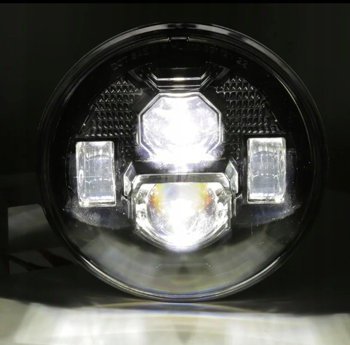 PHARES PHARES LED AVANT 7″ 84W JEEP WRANGLER JK TJ CJ JL HOMOLOGATION E24