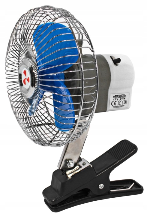 VENTILATEUR AUTOMOBILE 6″ MÉTALLIQUE 24V AVEC KLIPSEM