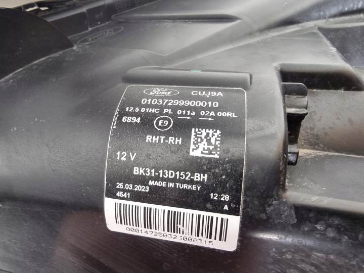 FORD TRANSIT MK8 19- PHARE DROITE AVANT BK31-13D152-BHPRZEDNIA