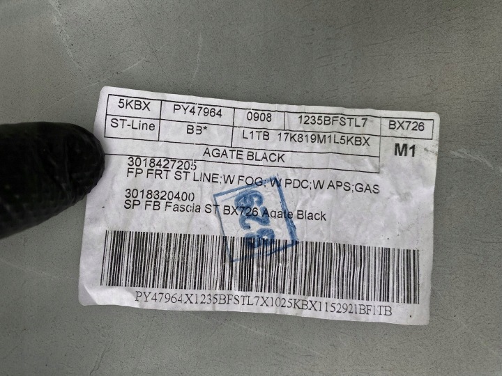 FORD PUMA MK2 ST-LINE PARE-CHOCS AVANT L1TB-17K819