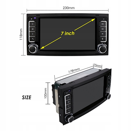 RADIO ANDROID VW TOUAREG TRANSPORTER T5 MULTIVAN 