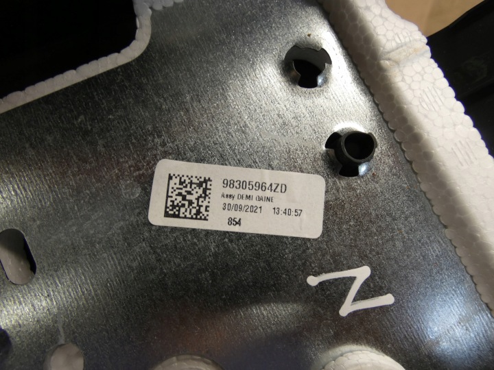 PEUGEOT 308 III P5 21R CHÂSSIS COLONNES DIRECTION 98305964ZD 98378235ZD