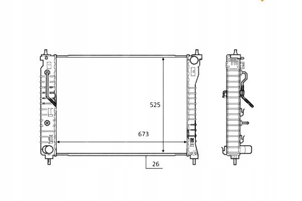 RADIATEUR MOTEUR NRF 58449 20777042