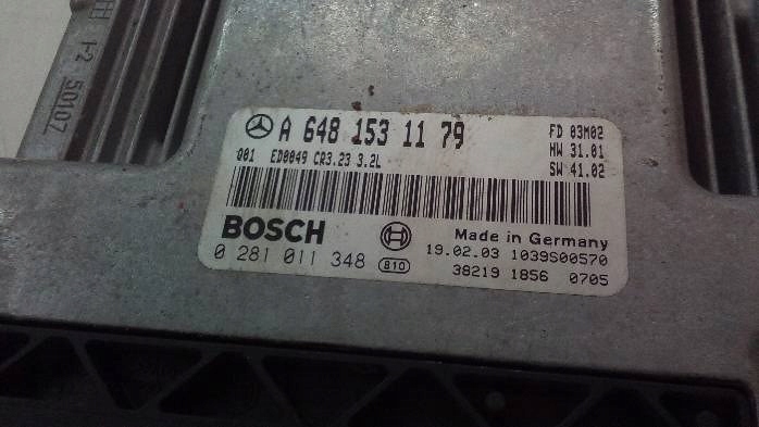 ORDINATEUR MOTEUR MERCEDES W220 3,2CDI A6481531179