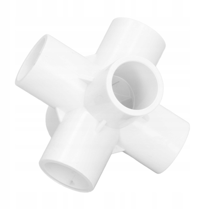 10 PCS 6-KIERUNKOWE CONNECTEURS RUROWE TUYAU AVEC TWORZYWA SZTUCZNEGO PCV 4R