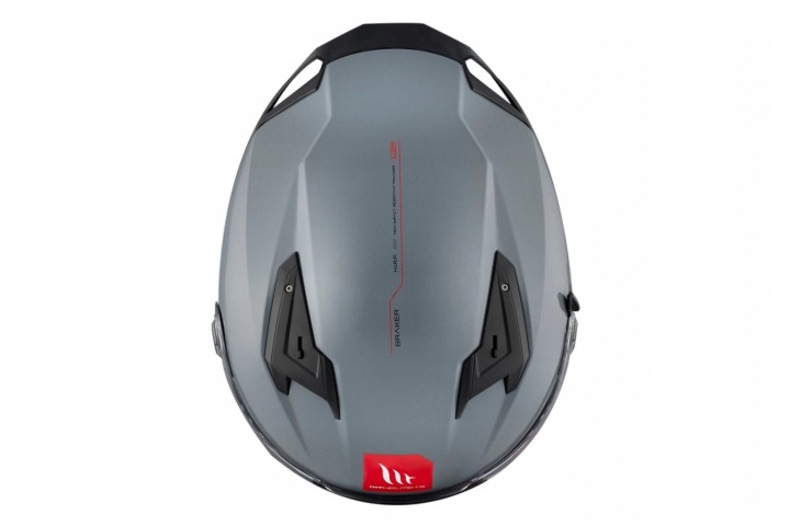 CASQUE MOTOCYCLETTE MT FF128SV BRAKER SV SOLID A12 BRILLANT GRIS 2XL