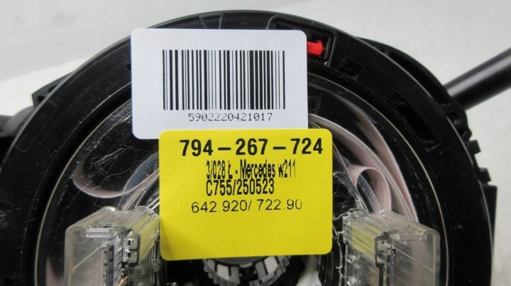 MERCEDES-BENZ E W212 A2129008602 MANETTE COMMUTATEUR BANDE