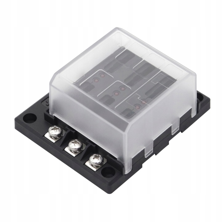 6 -WAY BLADE BLADE COFFRE AVEC WSKAZNIKIEM LED 16PCS FUSIBLES POUR 42