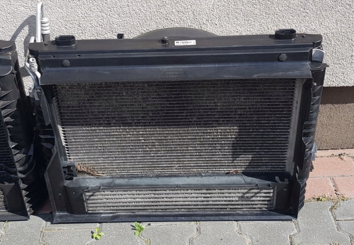 BMW E60 E61 3.0 D VOITURE ENSEMBLE RADIATEURS EAU ÉCHANGEUR AIR-AIR VENTILATEUR 7801002