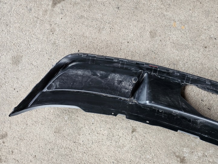 VOLKSWAGEN SHARAN II SPOILER DOUBLURE PARE-CHOCS ARRIÈRE SOUS CROCHET 7N0807521C