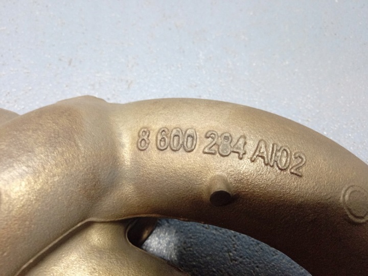 BMW 7 G11 G12 4.4 V8 COLLECTEUR ÉCHAPPEMENT 8600284