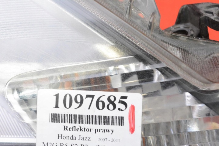 PROJECTEUR DROIT PHARE AVANT EUROPE P9730 HONDA JAZZ 3 III LIFT 10-15