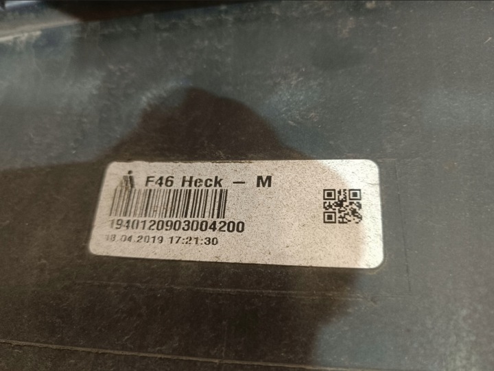 PARE-CHOCS BMW 2 F46 MODULE 14-22ROK ARRIÈRE NR N529