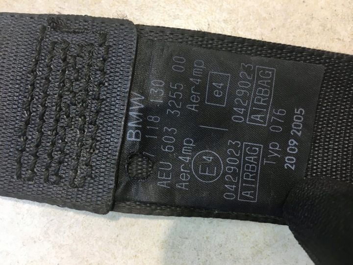 CEINTURE DE SÉCURITÉ DROIT AVANT MINI COOPER I R50 7118130