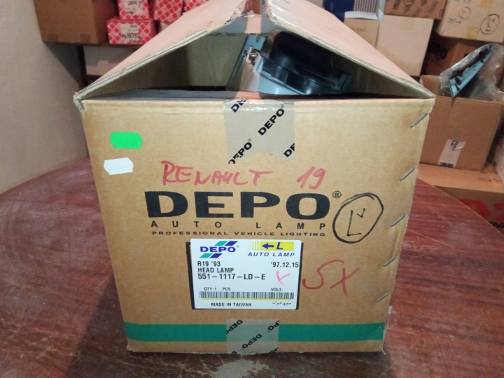 DEPO 551-1117L-LD-E PROJECTEUR AVANT GAUCHE RENAULT 19 92' 95'